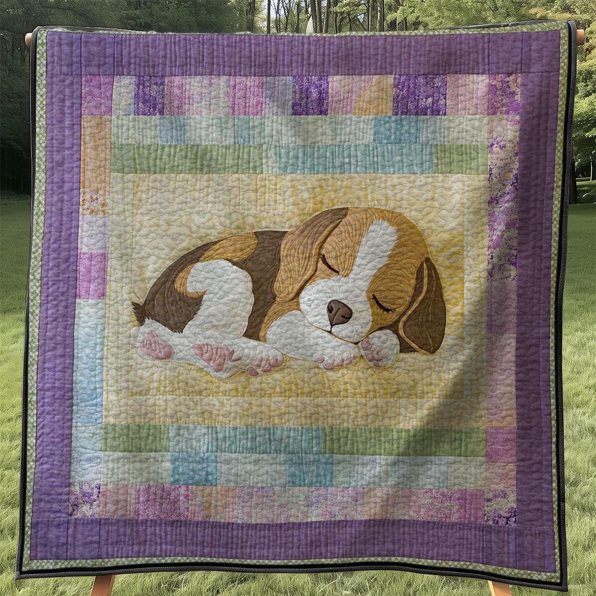 Sleeping Puppy WJ0708031CL Quilt