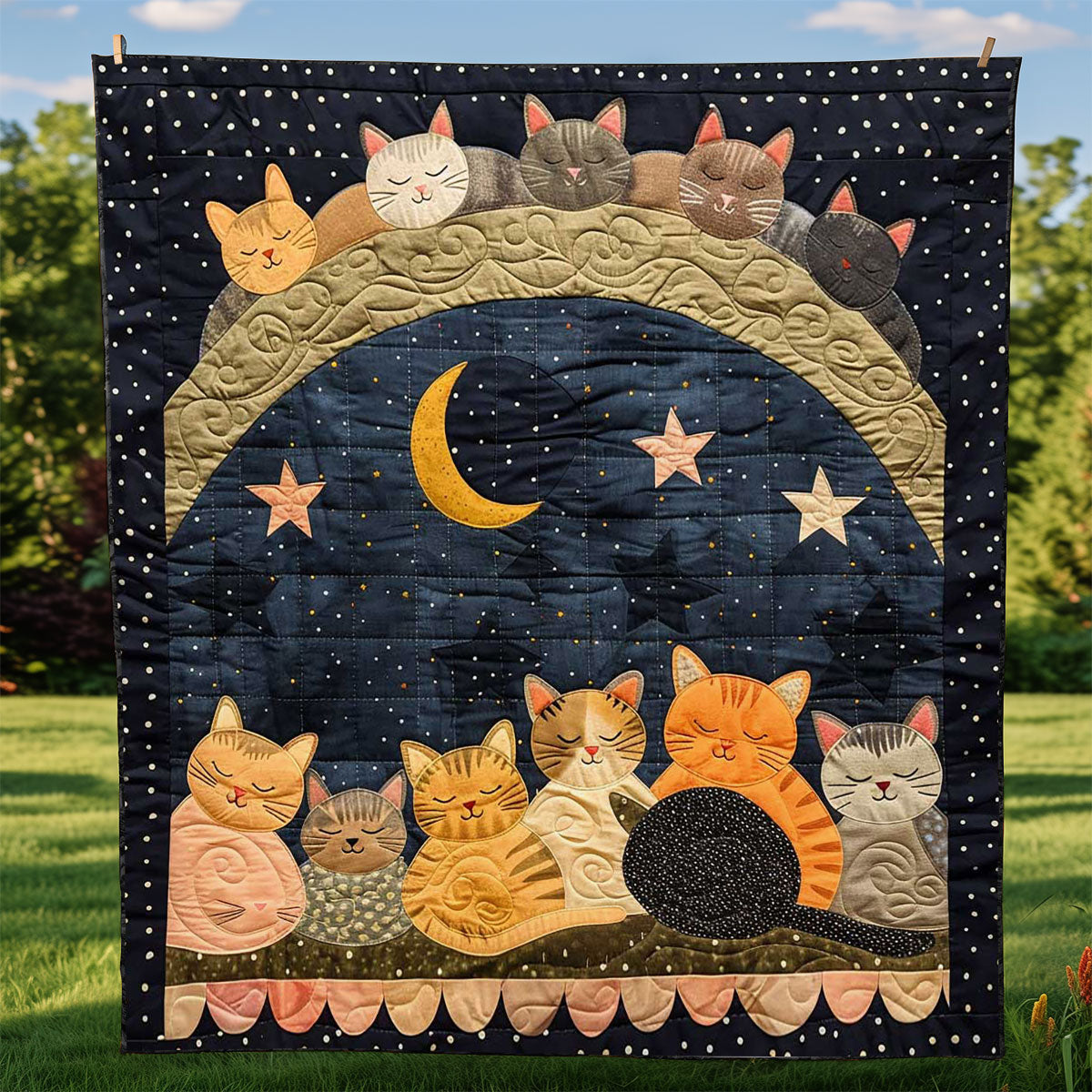 SleepingCat Over The Moon WJ0609028CL Quilt