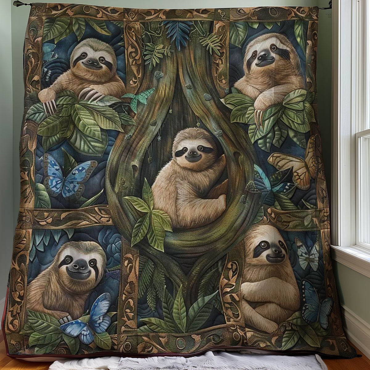 Sloth WJ1107015CL Quilt