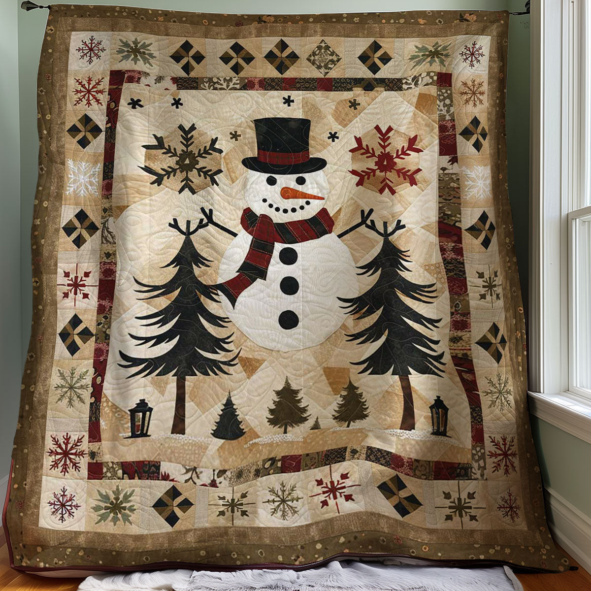 Snowman WJ1107017CL Quilt