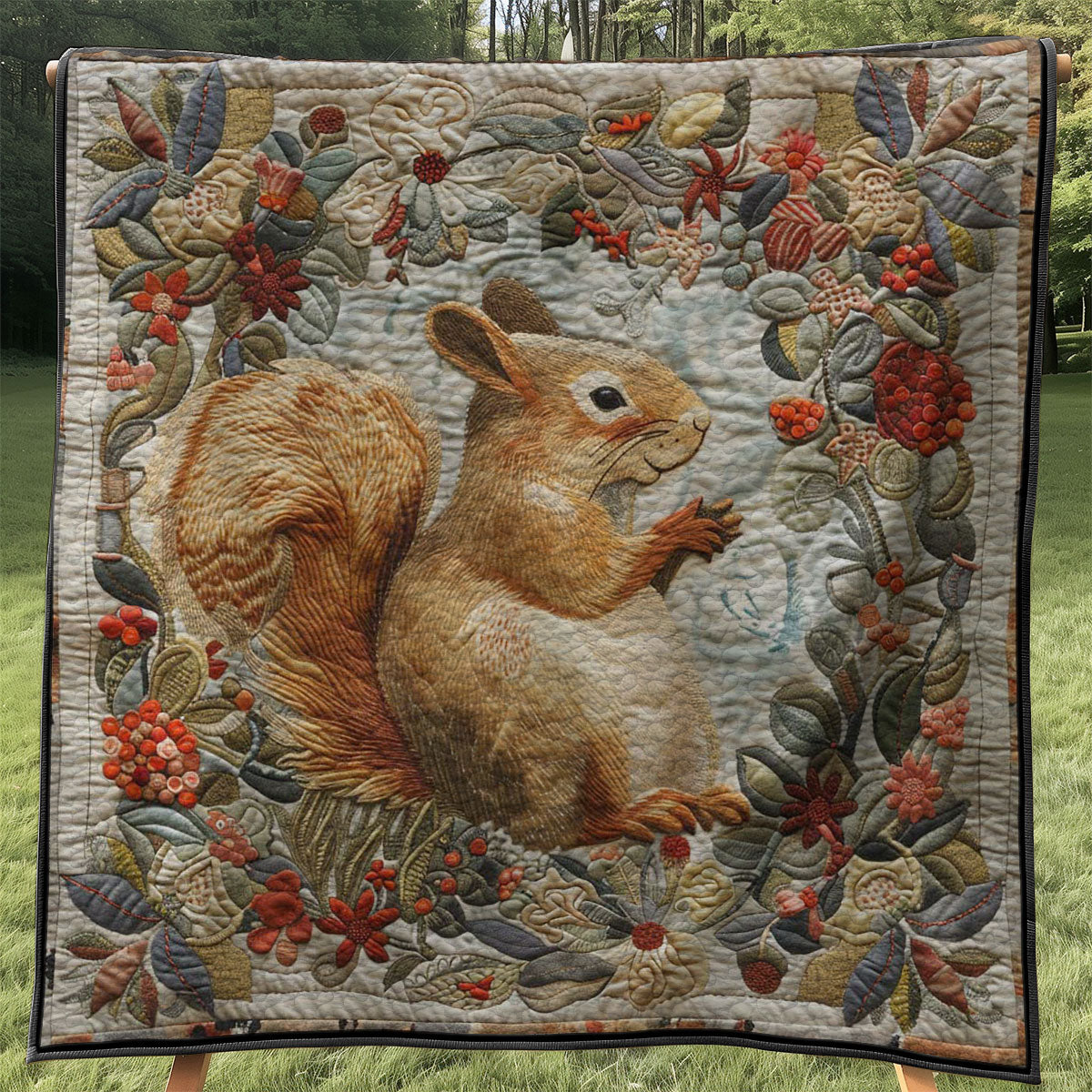 Squirrel WJ0308032CL Quilt