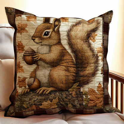 Squirrel WJ0808046CL Quilt Pillow Case