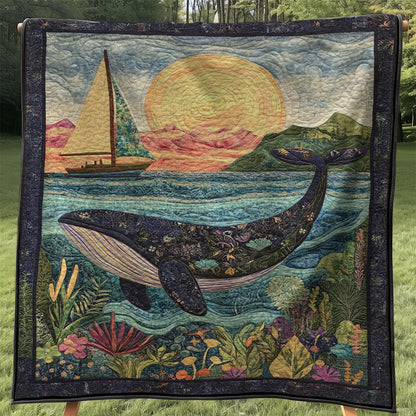 Sunset Whale WJ0608036CL Quilt