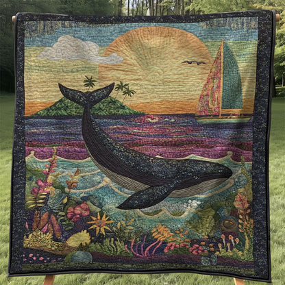 Sunset Whale WJ0708033CL Quilt