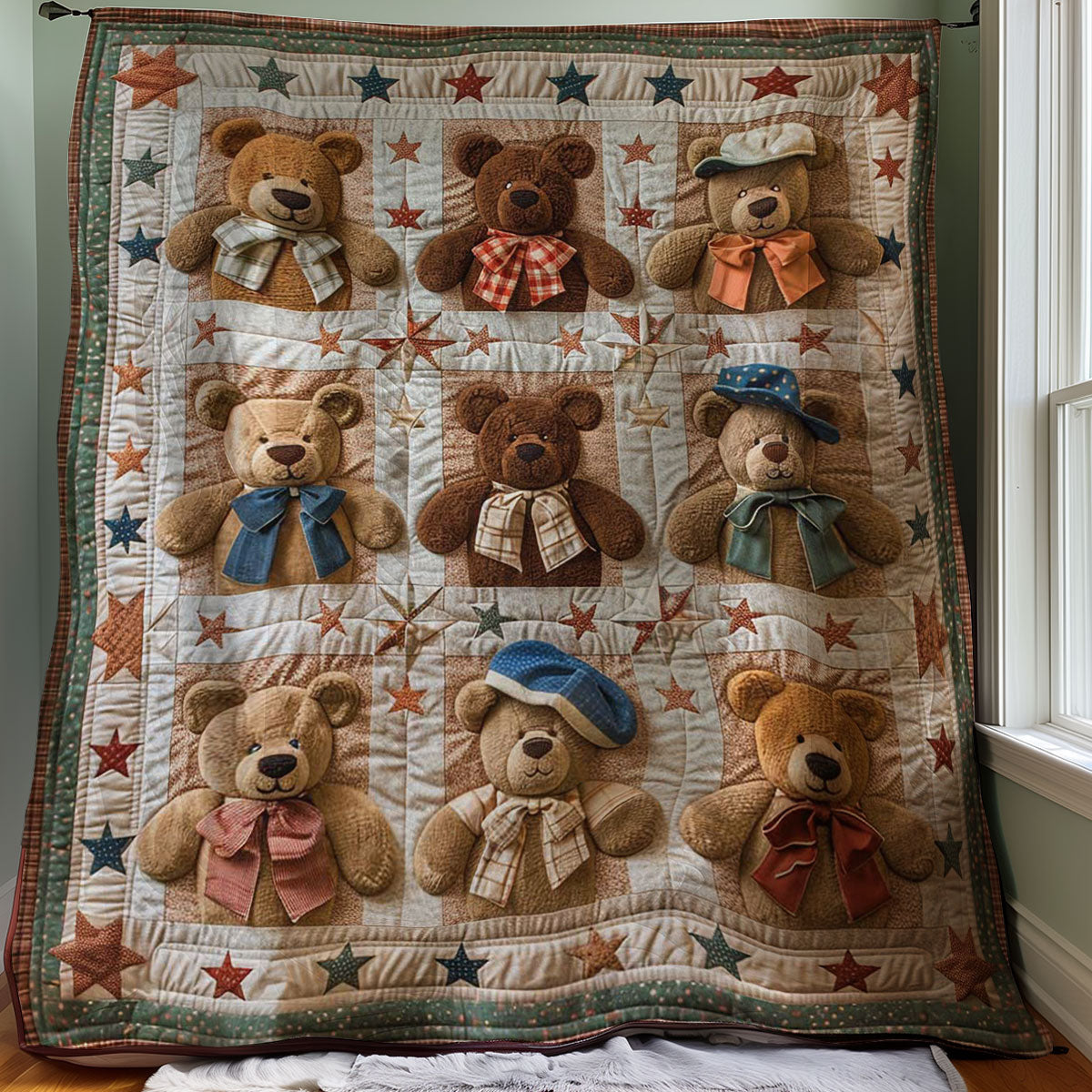 Teddy Bear WJ2707037CL Quilt