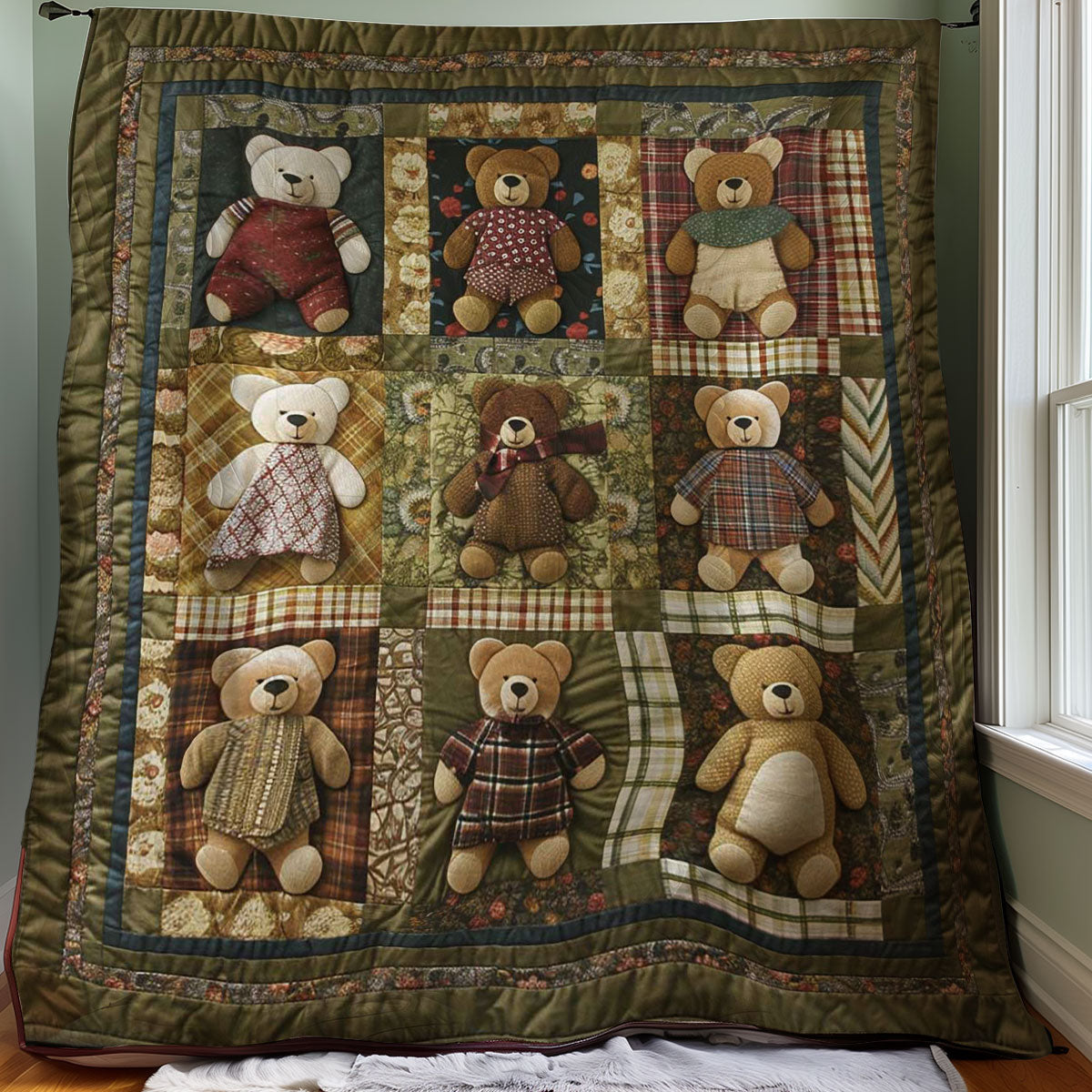 Teddy Bear WJ2806019CL Quilt