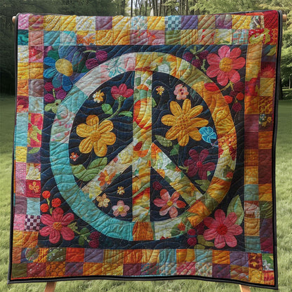 Trippy Hippie Sign WJ0108028CL Quilt