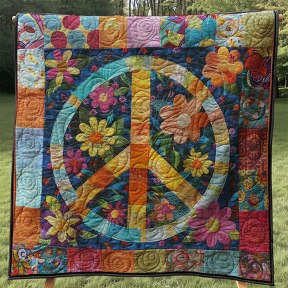 Trippy Hippie Sign WJ0108031CL Quilt