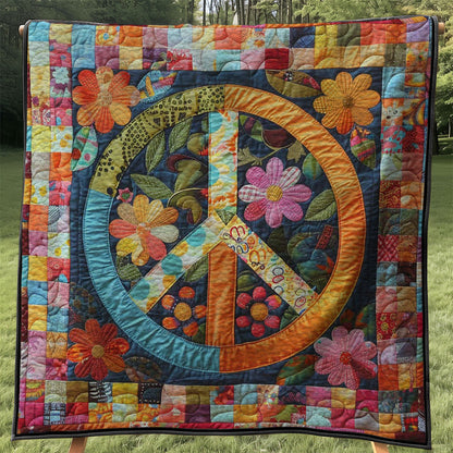 Trippy Hippie Sign WJ0108033CL Quilt