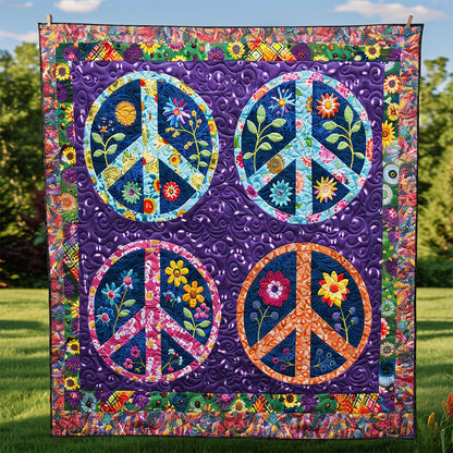 Trippy Hippie Sign WJ0509025CL Quilt