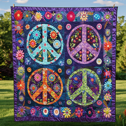 Trippy Hippie Sign WJ0509026CL Quilt