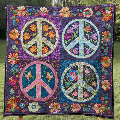 Trippy Hippie Sign WJ1308043CL Quilt