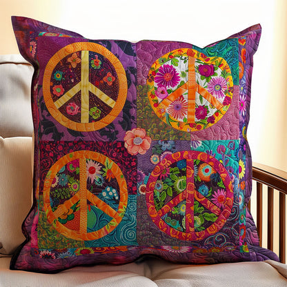 Trippy Hippie Sign WJ2007050CL Quilt Pillow Case