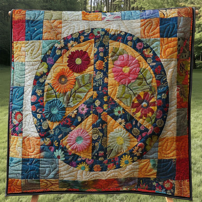 Trippy Hippie Sign WJ3007041CL Quilt