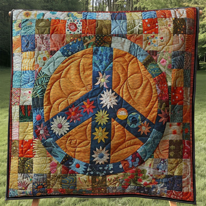 Trippy Hippie Sign WJ3107037CL Quilt