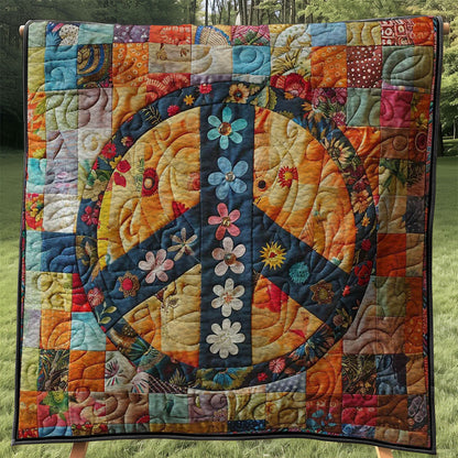 Trippy Hippie Sign WJ3107038CL Quilt