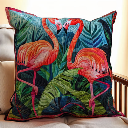 Tropical Flamingo WJ1908037CL Quilt Pillow Case