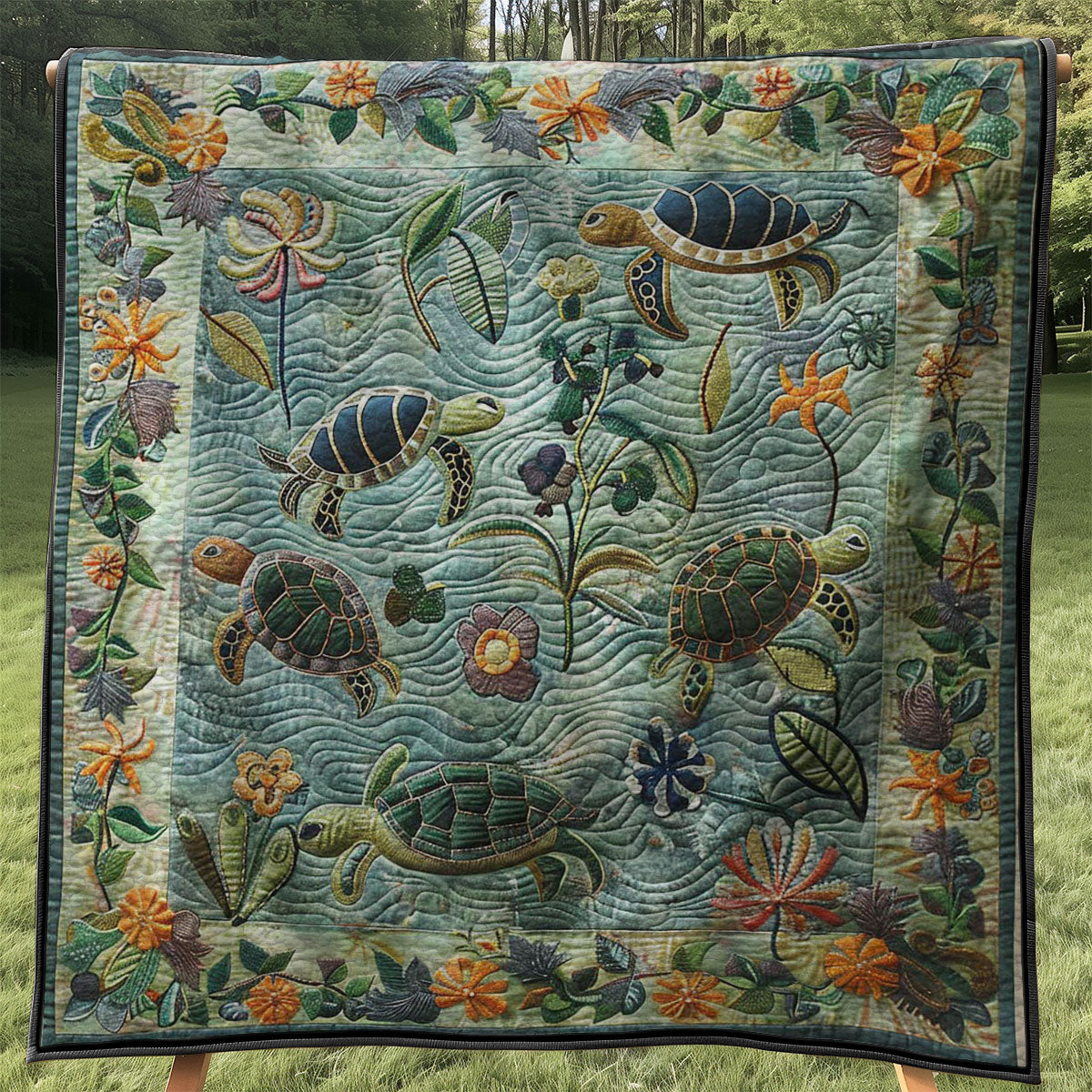 Turtle WJ0108035CL Quilt