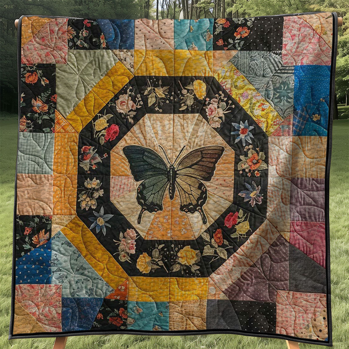 Unbreakable Butterfly WJ0608037CL Quilt