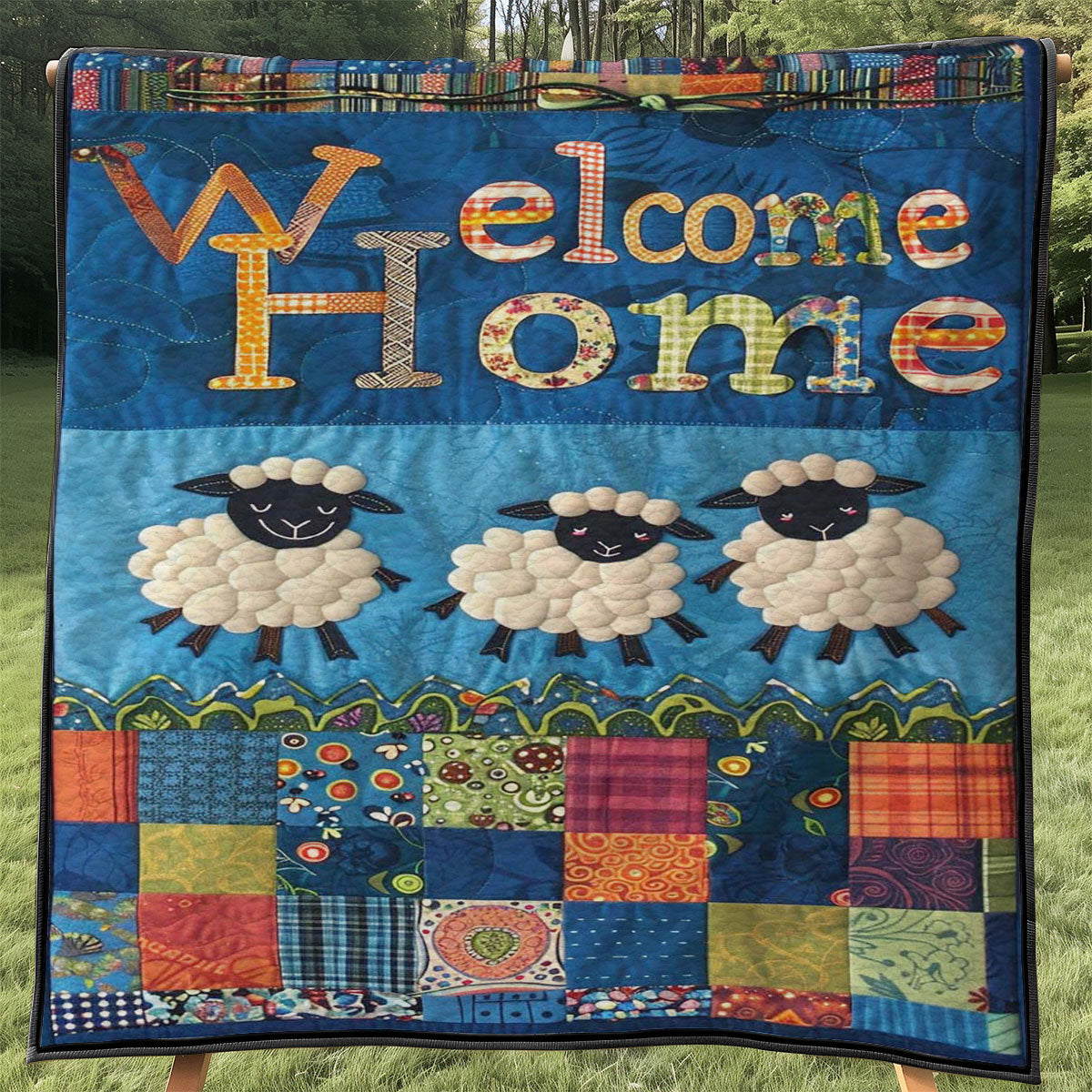 Welcome Home Sheep WJ1508023CL Quilt