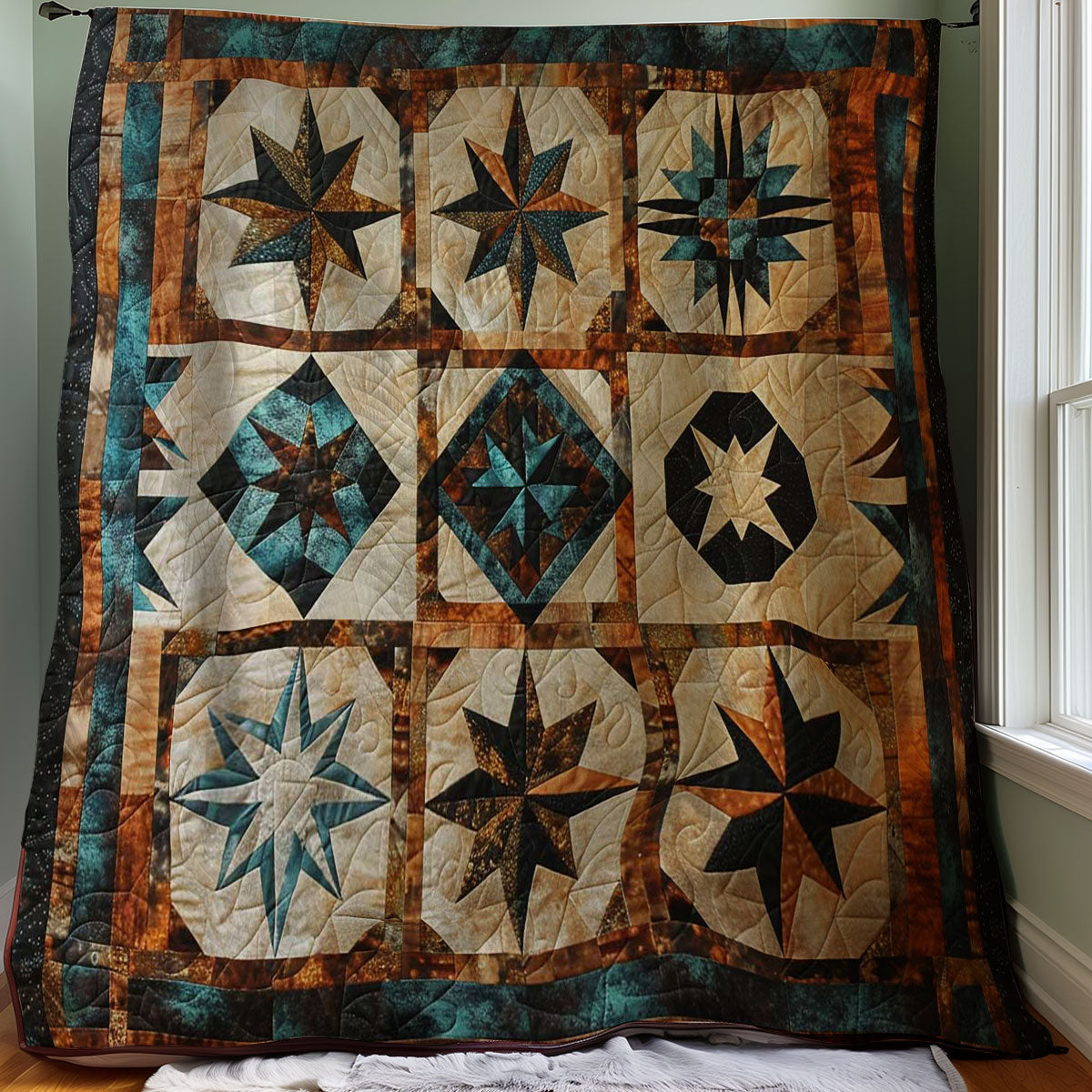 Western Inspired Star WJ1806018CL Quilt