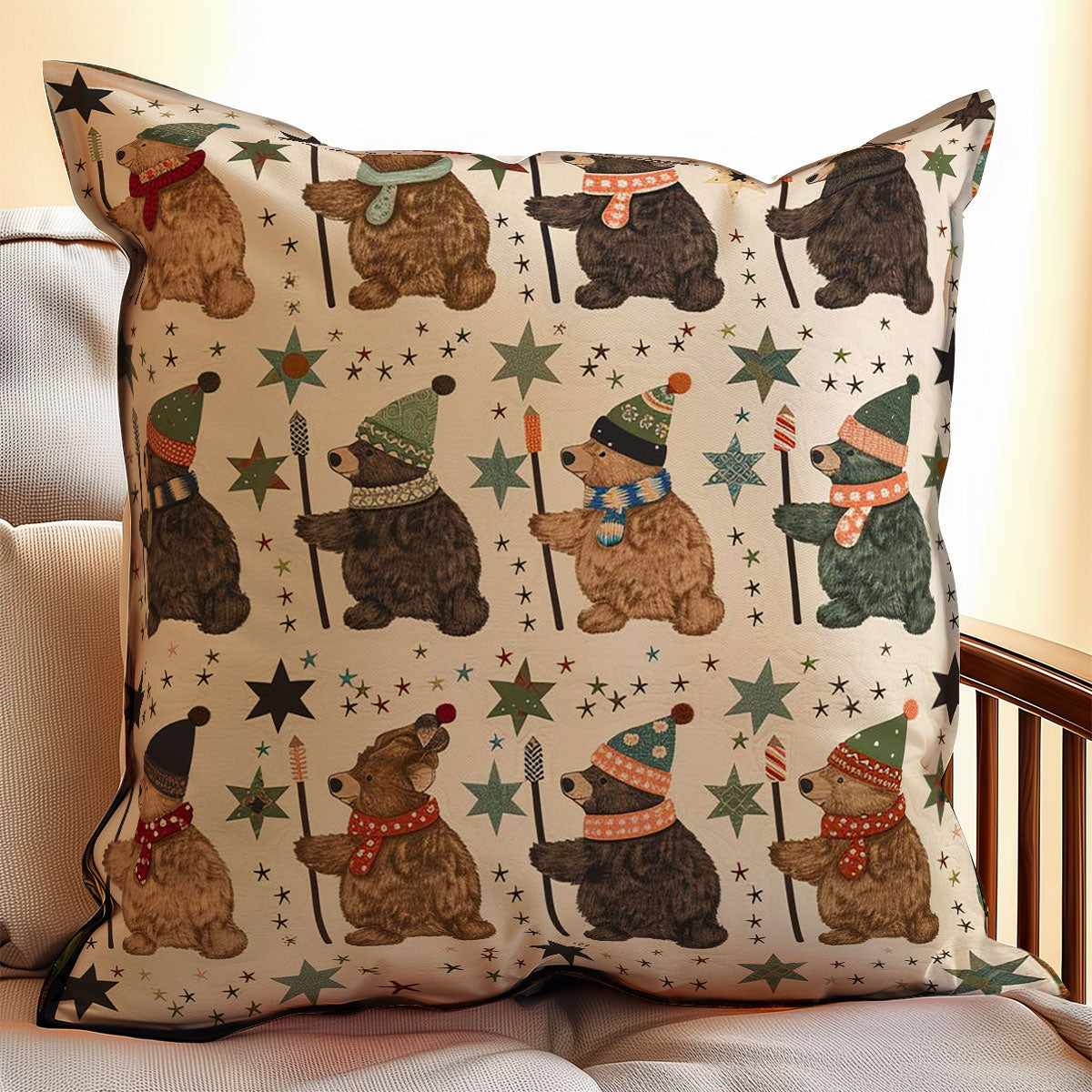 Winter Bear WJ0108050CL Quilt Pillow Case