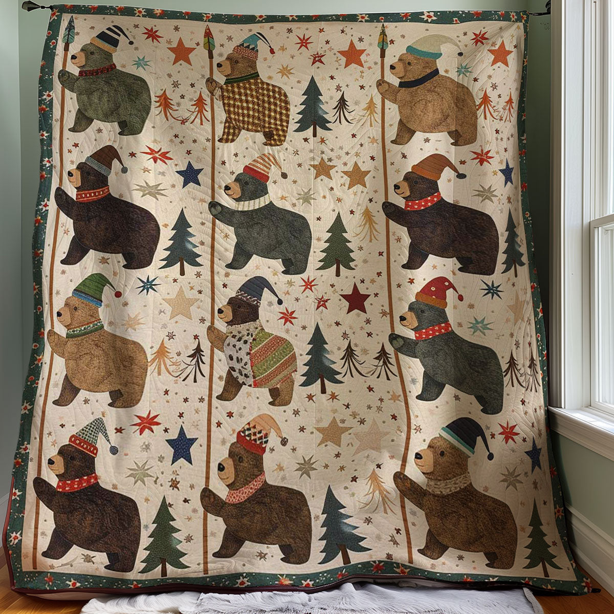 Winter Bear WJ2707039CL Quilt