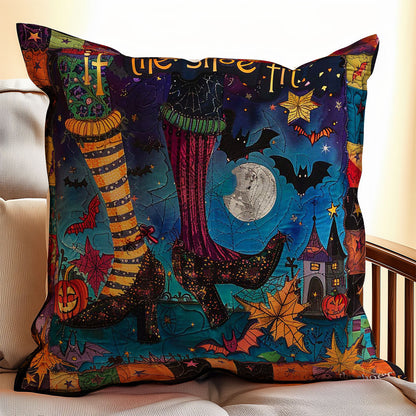 Witch's Shoes World WJ1508034CL Quilt Pillow Case