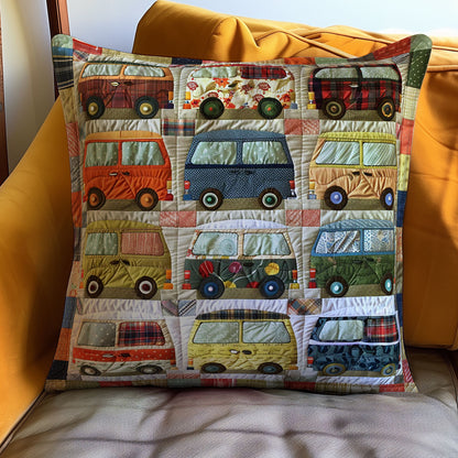 Camper Van WJ1010036CL Quilt Pillow Case