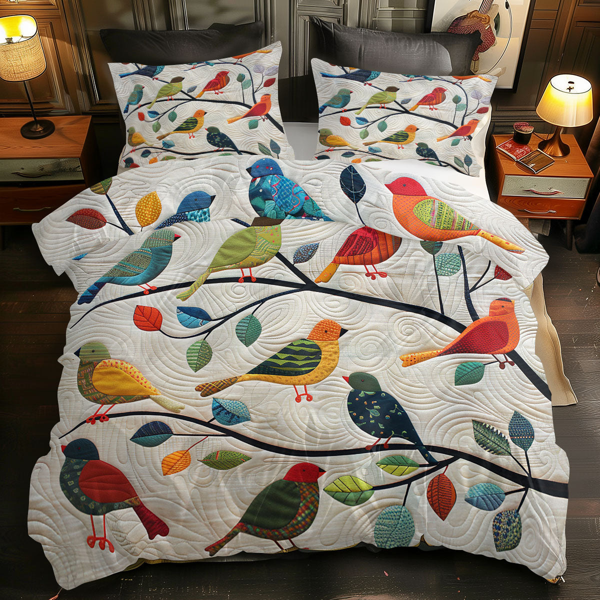 Birds WJ1406021CL Duvet Cover Set