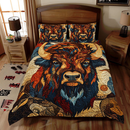 Bison Native American WJ1010028CL Duvet Cover Set