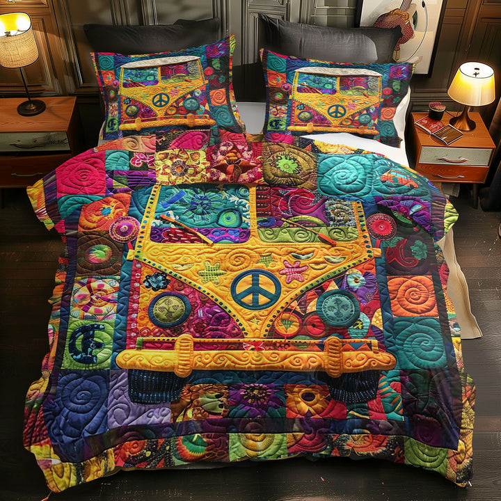 Cozy Winter Camping Nightout with White Mouse XK2710001CL Quilt main image 1