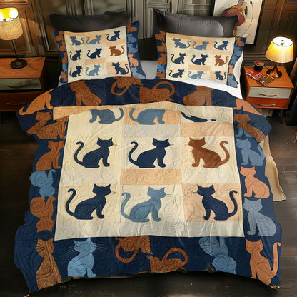 Cat Shape WJ2108027CL Duvet Cover Set