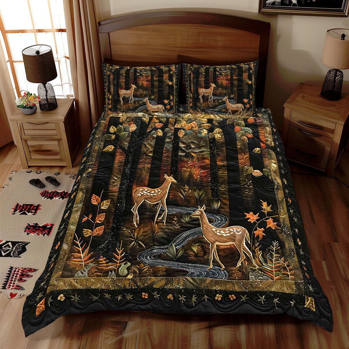 Deers In The Wood WJ1409030CL Duvet Cover Set