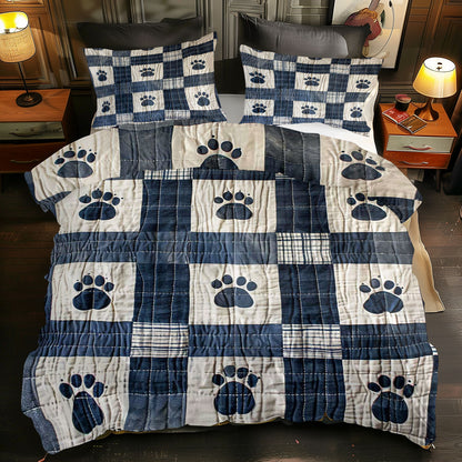 Dog Paws WJ1507022CL Duvet Cover Set