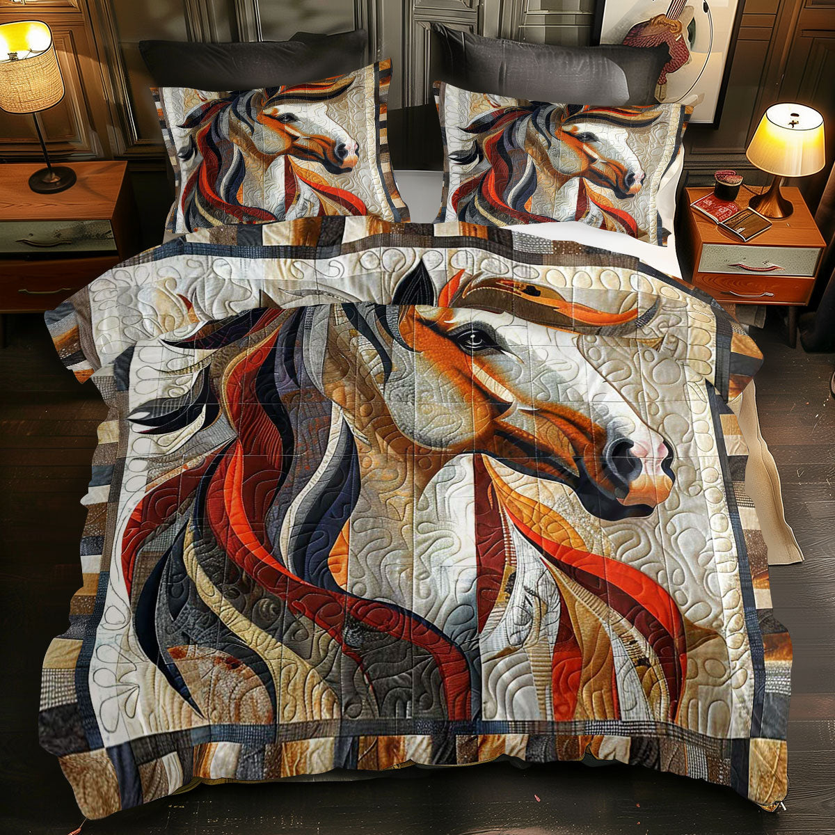 Horse Lovers WJ0509031CL Duvet Cover Set