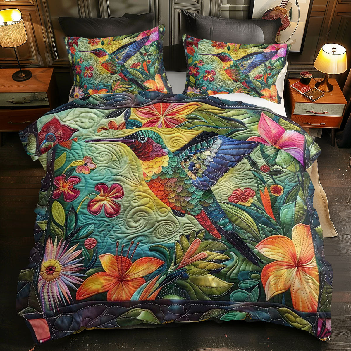 Hummingbird WJ2608029CL Duvet Cover Set