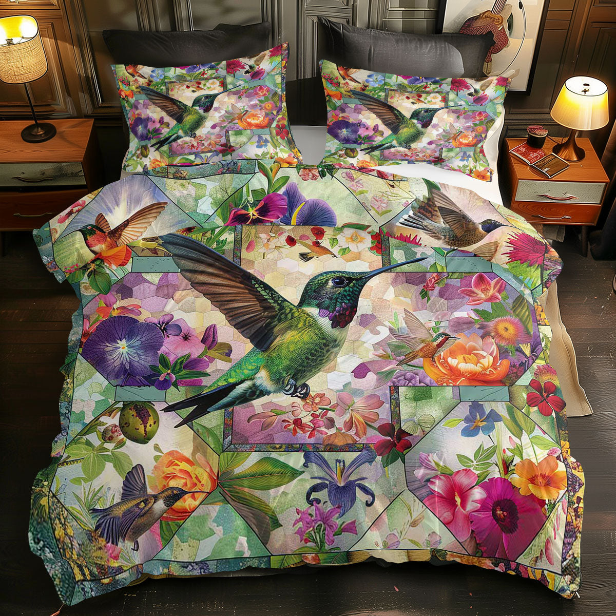 Hummingbirds WJ1906018CL Duvet Cover Set