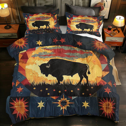 Native American Bison WJ2606018CL Duvet Cover Set