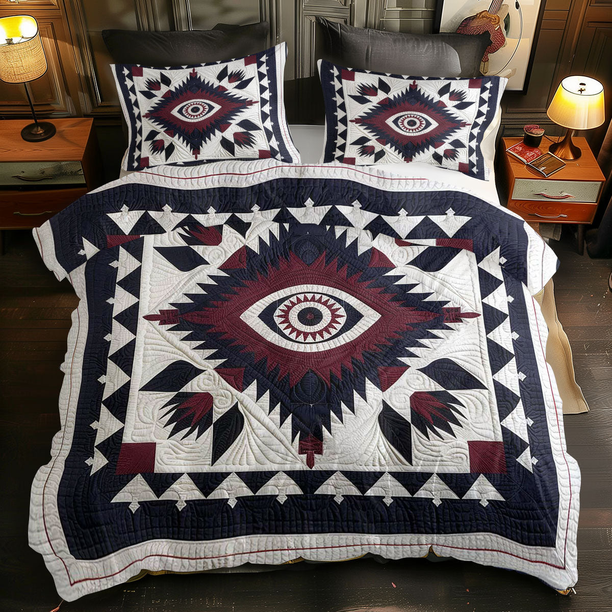 Native American Eye Shaman WJ1207022CL Duvet Cover Set