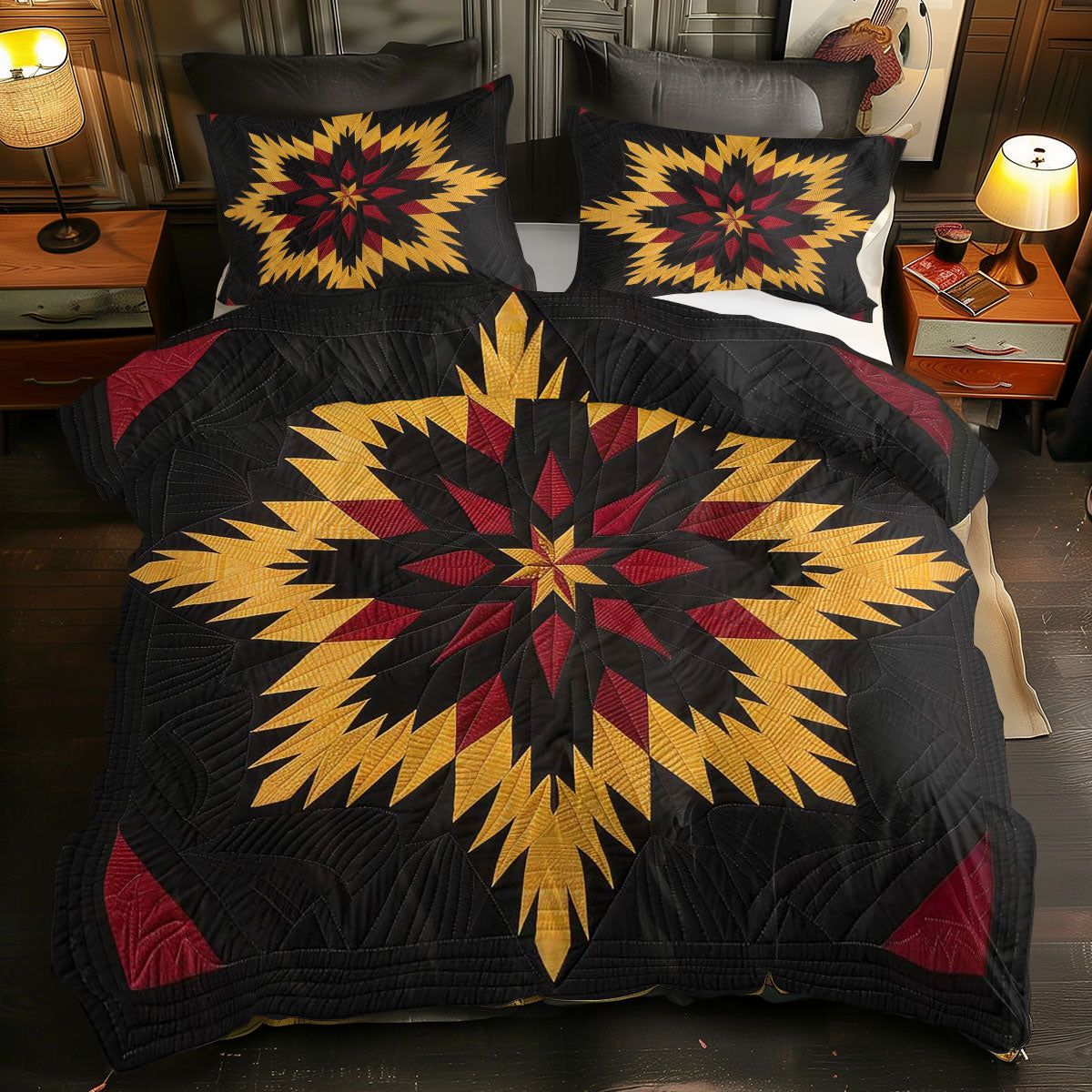 Native American Star WJ0607027CL Duvet Cover Set