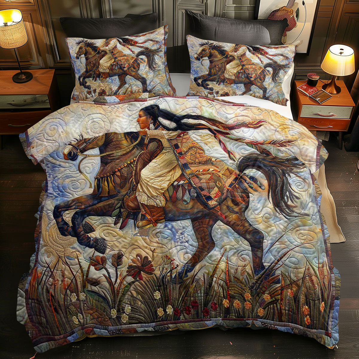 Native American WJ0908038CL Duvet Cover Set