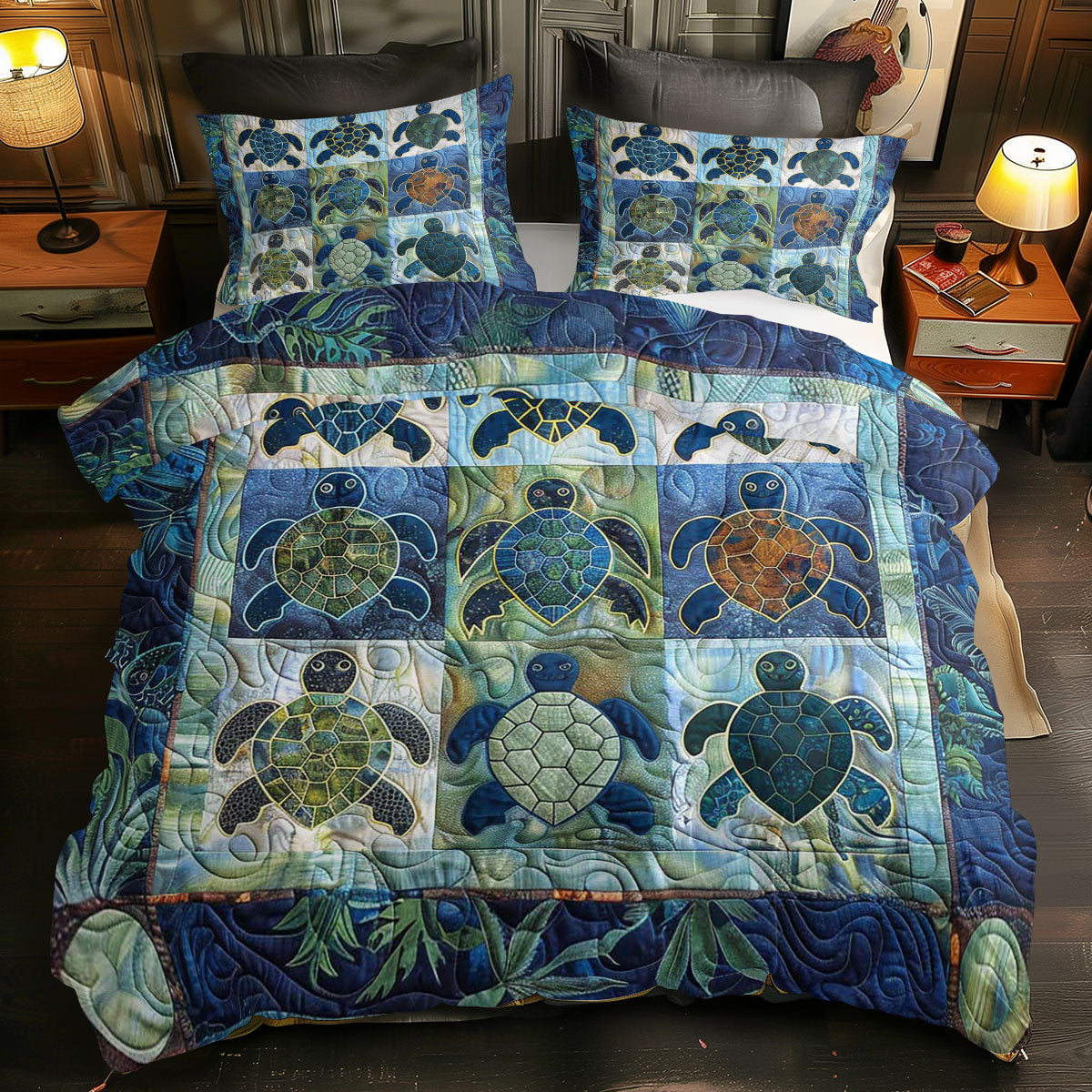 Sea Turtle WJ1608030CL Duvet Cover Set