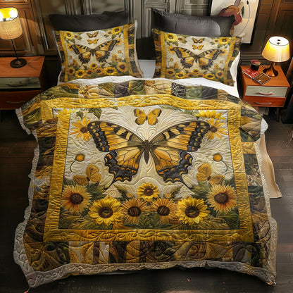 Sunflowers And Butterfly WJ2607044CL Duvet Cover Set