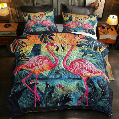 Tropical Flamingo WJ2408031CL Duvet Cover Set
