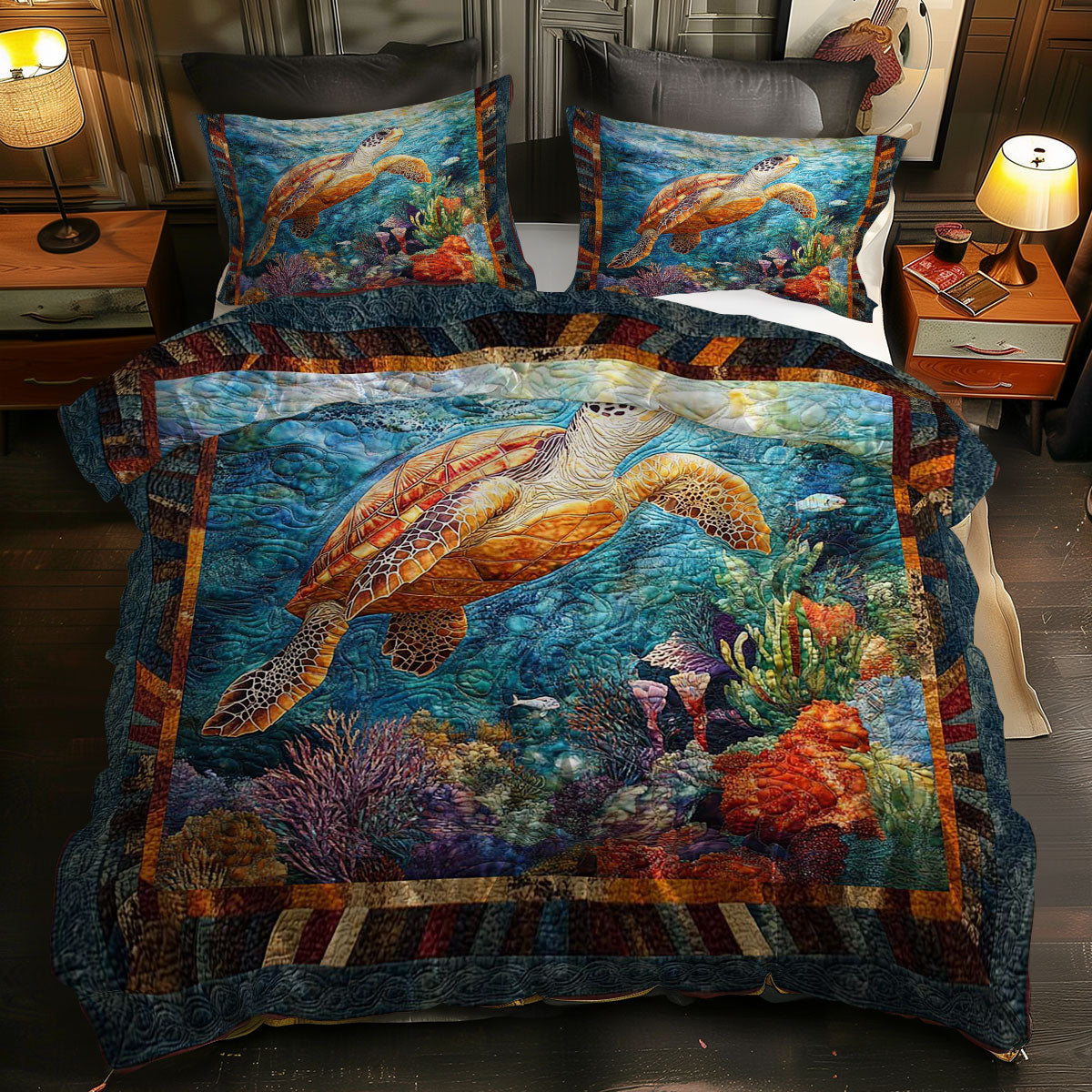 Sea Turtle WN0609003CL Duvet Cover Set