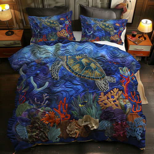 Turtle Coral Dream WN0609012CL Duvet Cover Set