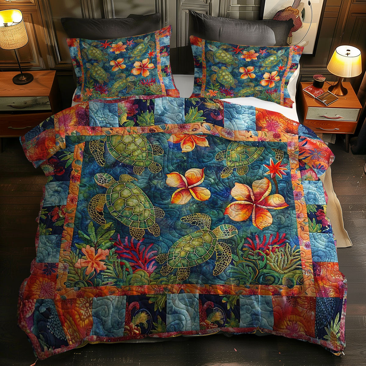 Turtle Cove WN0609013CL Duvet Cover Set
