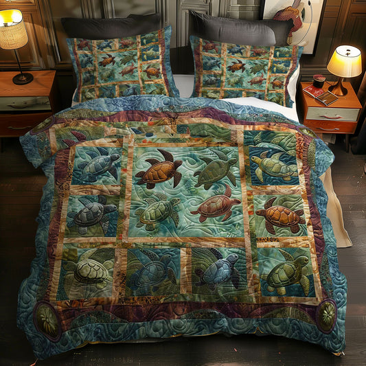 Turtle Drift WN0609019CL Duvet Cover Set