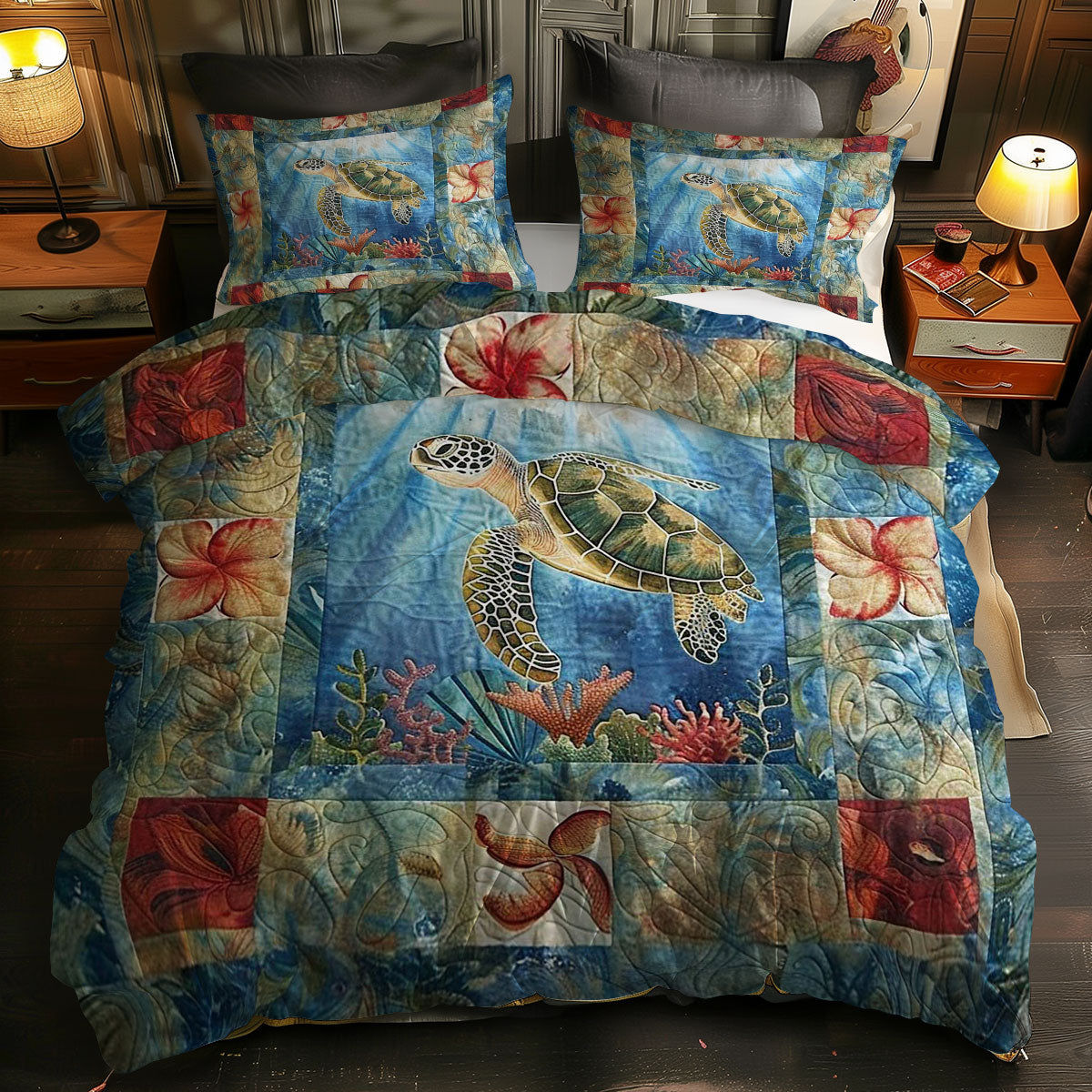 Turtle Mystique WN0609025CL Duvet Cover Set